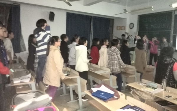 【学生活动】记我院强化1301班第一次班会